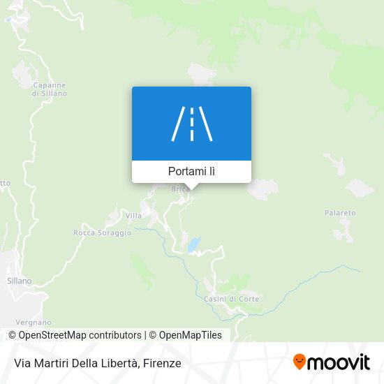 Mappa Via Martiri Della Libertà