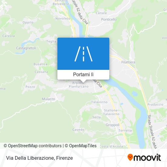 Mappa Via Della Liberazione