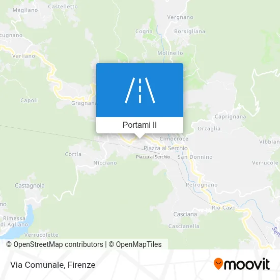 Mappa Via Comunale