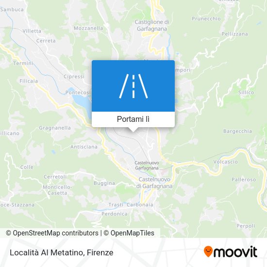 Mappa Località Al Metatino