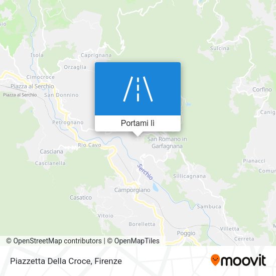 Mappa Piazzetta Della Croce