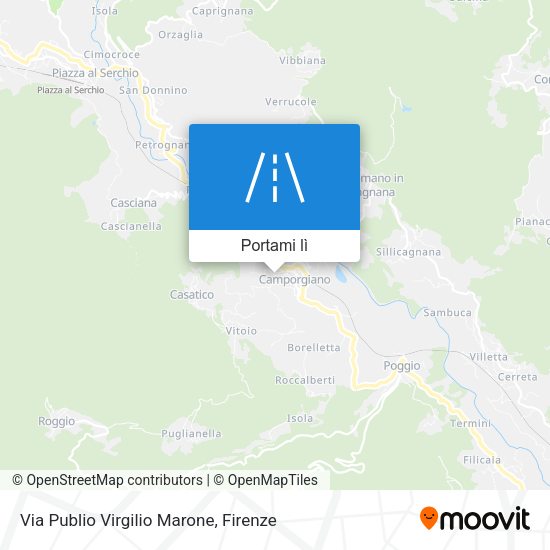Mappa Via Publio Virgilio Marone