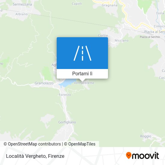 Mappa Località Vergheto