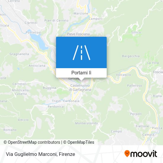 Mappa Via Guglielmo Marconi