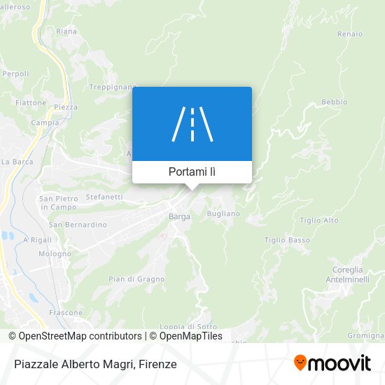 Mappa Piazzale Alberto Magri