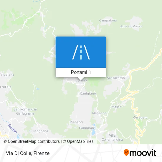 Mappa Via Di Colle