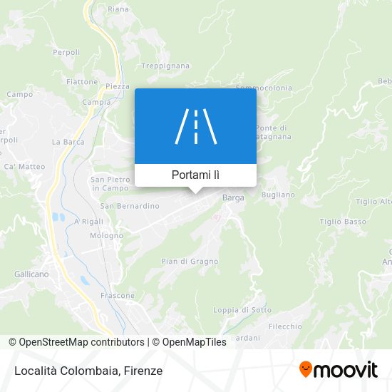 Mappa Località Colombaia