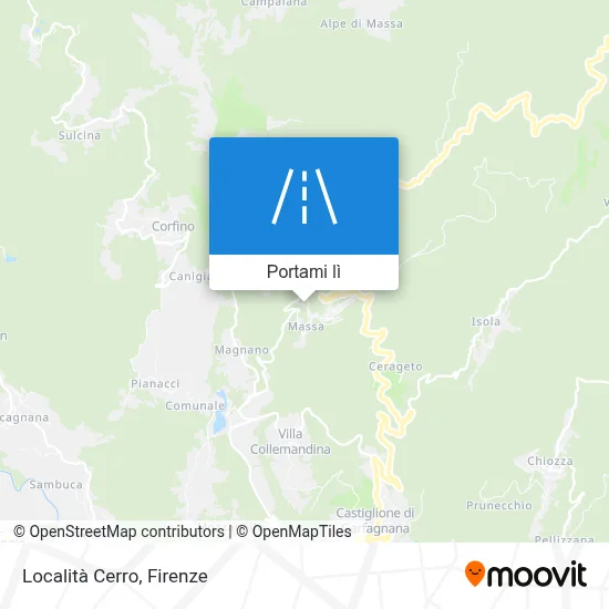 Mappa Località Cerro