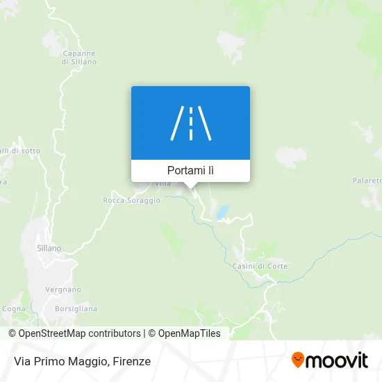 Mappa Via Primo Maggio