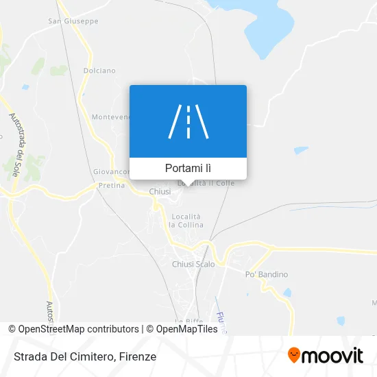 Mappa Strada Del Cimitero