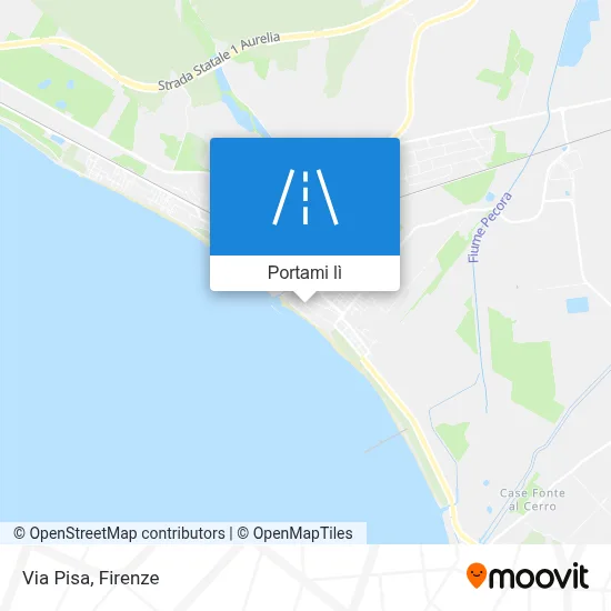 Mappa Via Pisa
