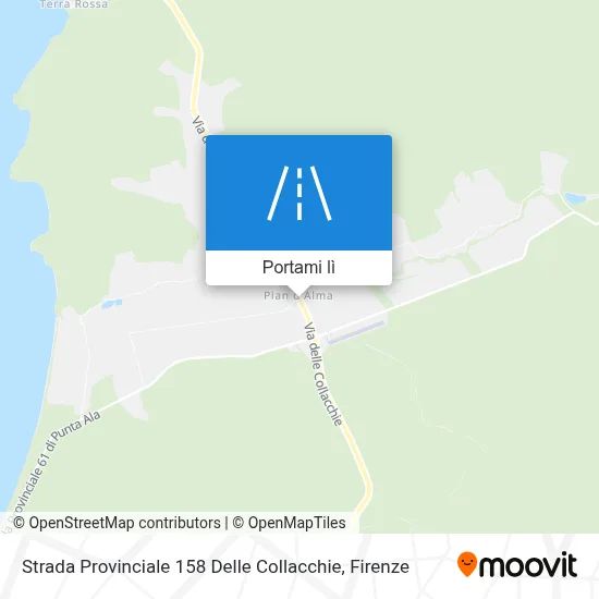 Mappa Strada Provinciale 158 Delle Collacchie