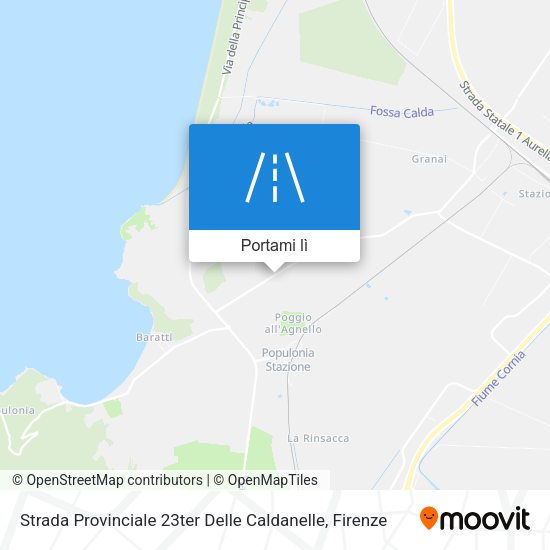Mappa Strada Provinciale 23ter Delle Caldanelle