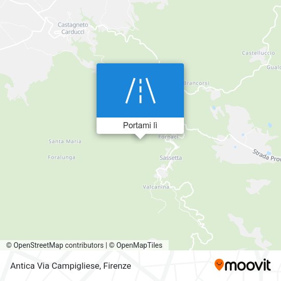Mappa Antica Via Campigliese