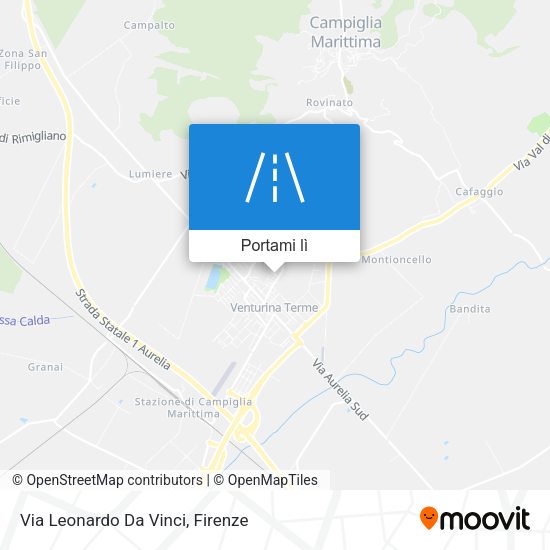 Mappa Via Leonardo Da Vinci