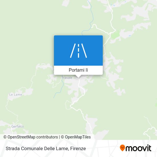 Mappa Strada Comunale Delle Lame
