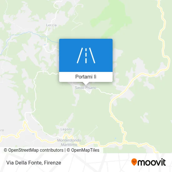 Mappa Via Della Fonte