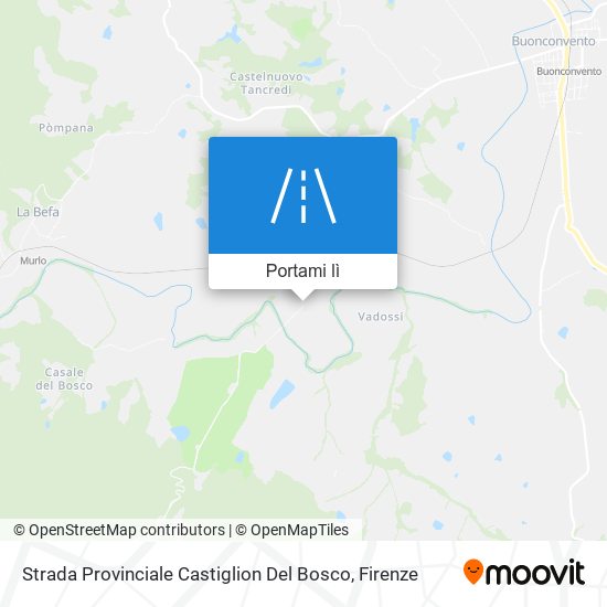 Mappa Strada Provinciale Castiglion Del Bosco