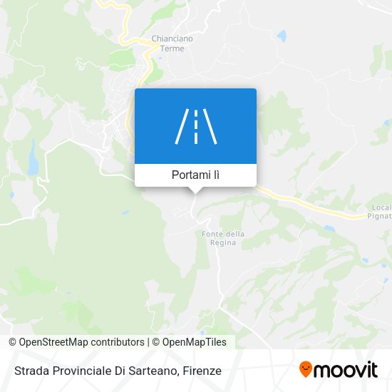 Mappa Strada Provinciale Di Sarteano