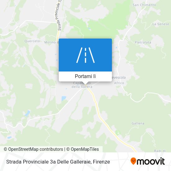 Mappa Strada Provinciale 3a Delle Galleraie