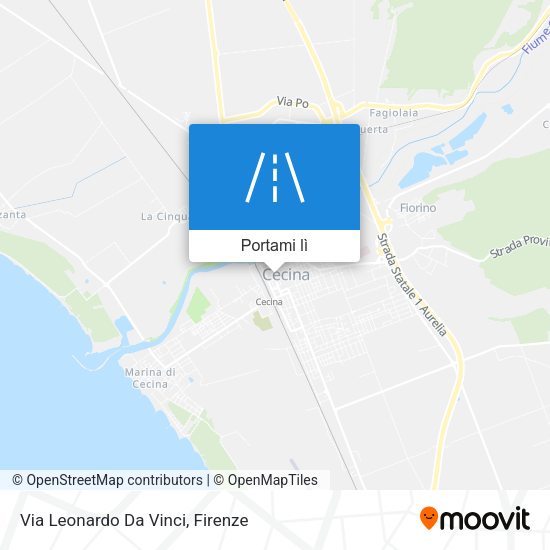 Mappa Via Leonardo Da Vinci