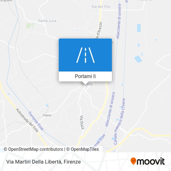 Mappa Via Martiri Della Libertà