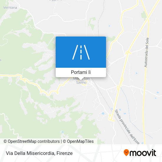 Mappa Via Della Misericordia
