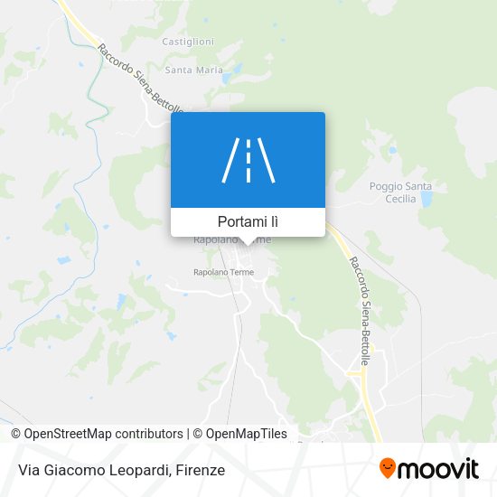 Mappa Via Giacomo Leopardi