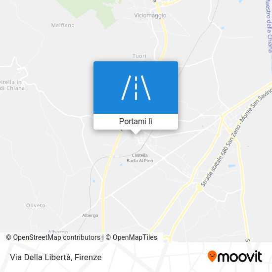 Mappa Via Della Libertà