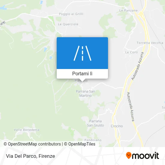 Mappa Via Del Parco