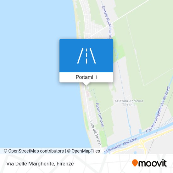 Mappa Via Delle Margherite