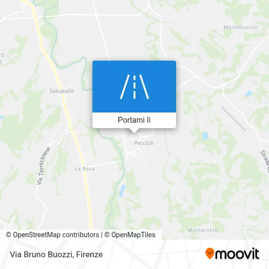 Mappa Via Bruno Buozzi
