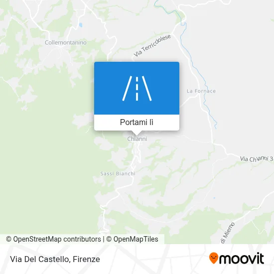 Mappa Via Del Castello