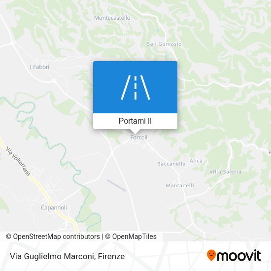 Mappa Via Guglielmo Marconi