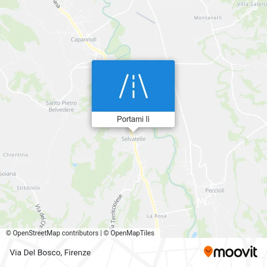Mappa Via Del Bosco