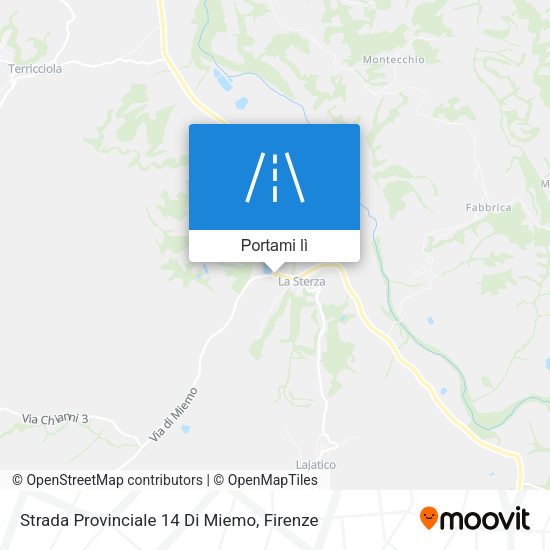 Mappa Strada Provinciale 14 Di Miemo