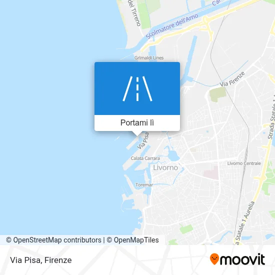 Mappa Via Pisa