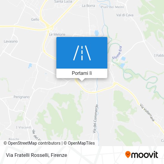 Mappa Via Fratelli Rosselli