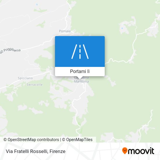 Mappa Via Fratelli Rosselli