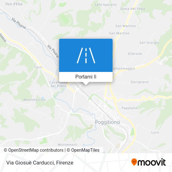Mappa Via Giosuè Carducci