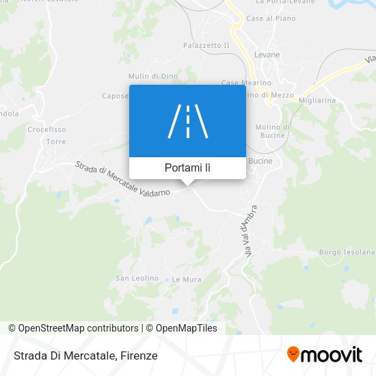 Mappa Strada Di Mercatale
