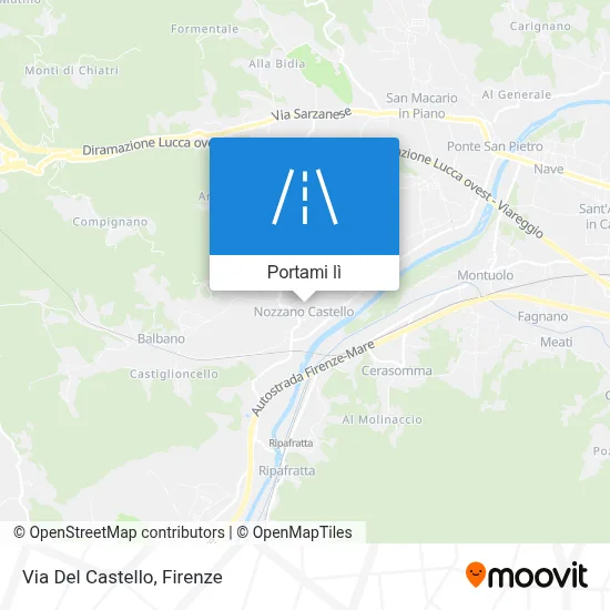 Mappa Via Del Castello