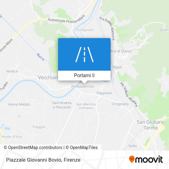 Mappa Piazzale Giovanni Bovio