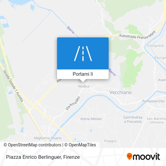 Mappa Piazza Enrico Berlinguer
