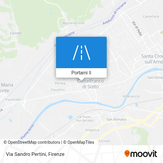 Mappa Via Sandro Pertini
