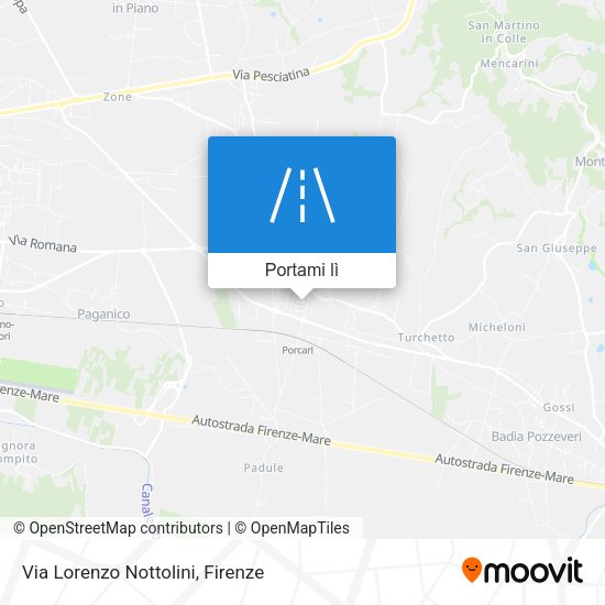 Mappa Via Lorenzo Nottolini
