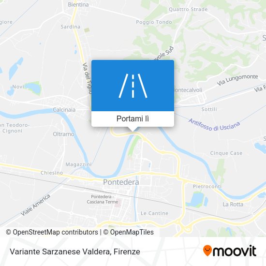 Mappa Variante Sarzanese Valdera