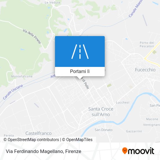 Mappa Via Ferdinando Magellano