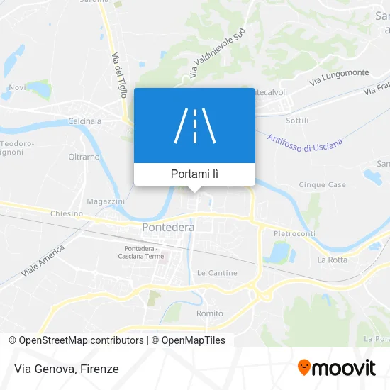 Mappa Via Genova