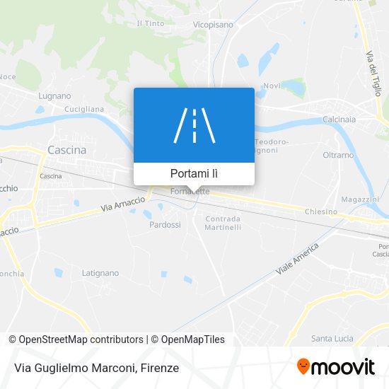 Mappa Via Guglielmo Marconi